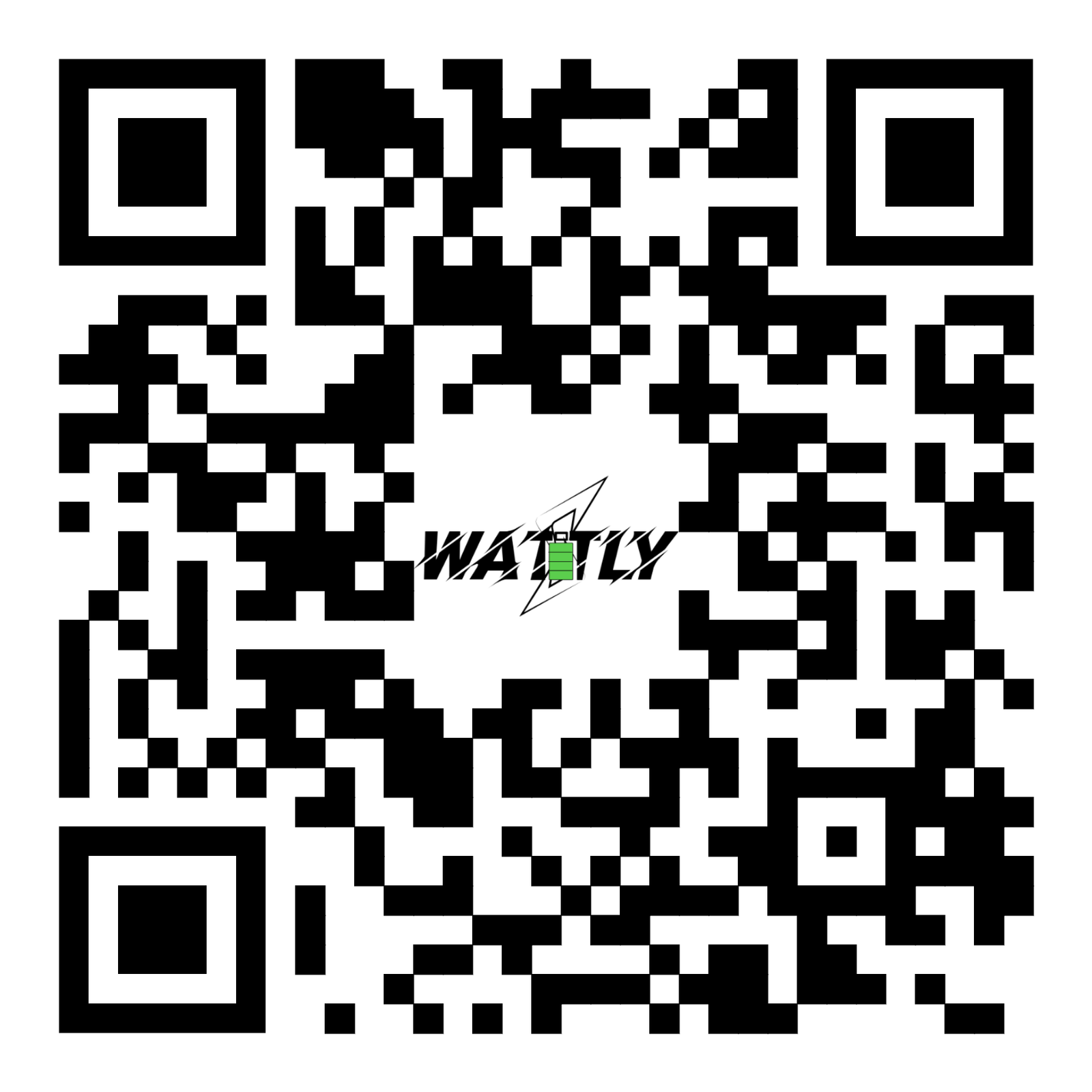 QR code to download the Wattly app